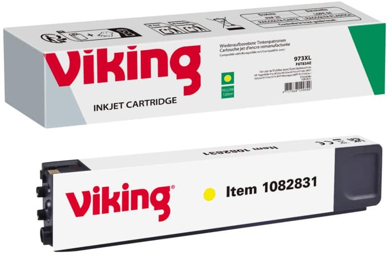 Viking 973X Compatible HP Ink Cartridge F6T83AE Yellow