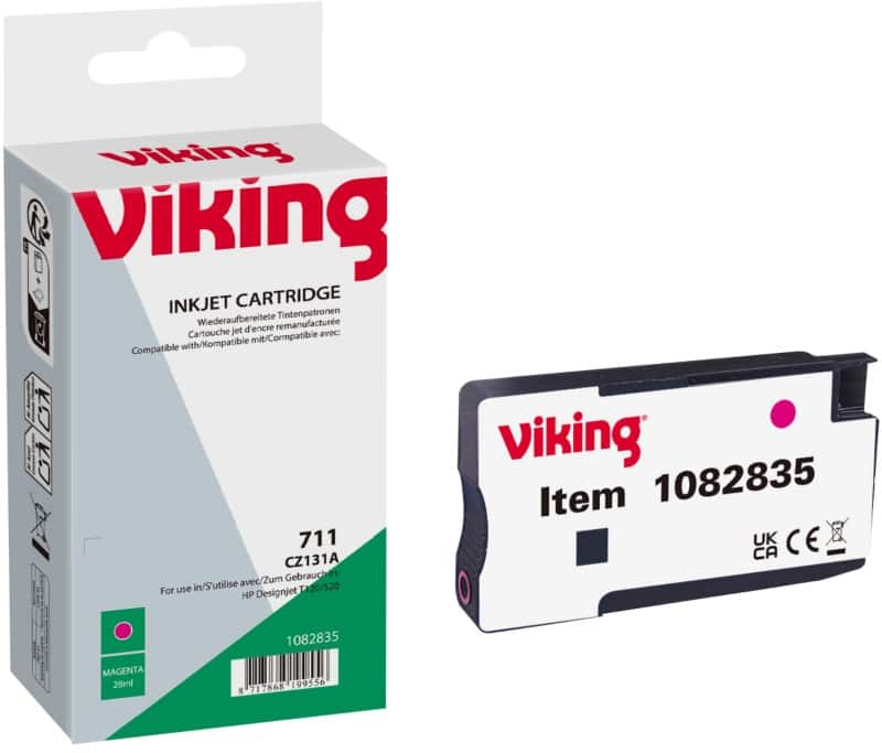 Viking 711 Compatible HP Ink Cartridge CZ131A Magenta