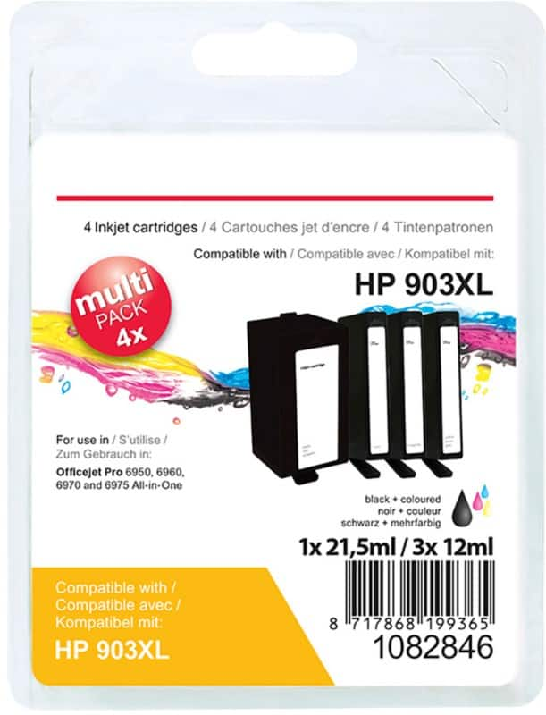 Viking 903XL Compatible HP Ink Cartridge 3HZ51AE Black, Cyan, Magenta, Yellow Pack of 4 Multipack