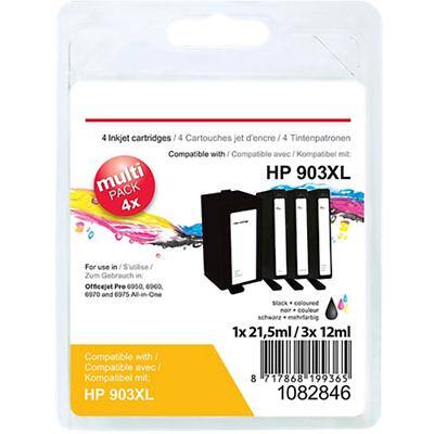 HP 903XL 4 Inkjet Printer Cartridges Multipack Yellow / Cyan / Magenta /  Black (3HZ51AE)