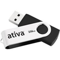 Ativa USB 2.0 Flash Drive OFD1083097 256 GB Black, Silver