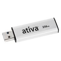Ativa USB Flash Drive USB 3.0 256 GB Silver, Black
