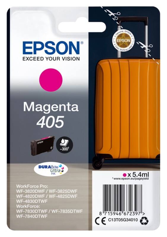 Epson 405 Original Ink Cartridge C13T05G340 Magenta