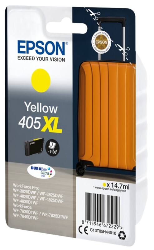Epson 405XL Original Ink Cartridge C13T05H440 Yellow