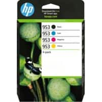 HP 953 Original Ink Cartridge 6ZC69AE Black, Cyan, Magenta, Yellow Pack of 4 Multipack