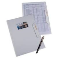 Flipfile Secure L Square Cut Folder AG10013 PP (Polypropylene) White Pack of 5