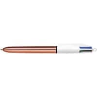 BIC 4 Colours Shine Retractable Ballpoint Pen Multicolour 0.4 mm Medium Ballpoint Refillable