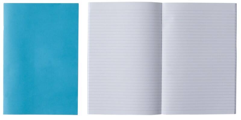 Cambridge Notebook A4 Ruled Stapled Cardboard Blue Perforated 96 Pages