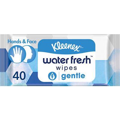 Kleenex Hand and Face Wet Wipes Water Fresh Pack of 40