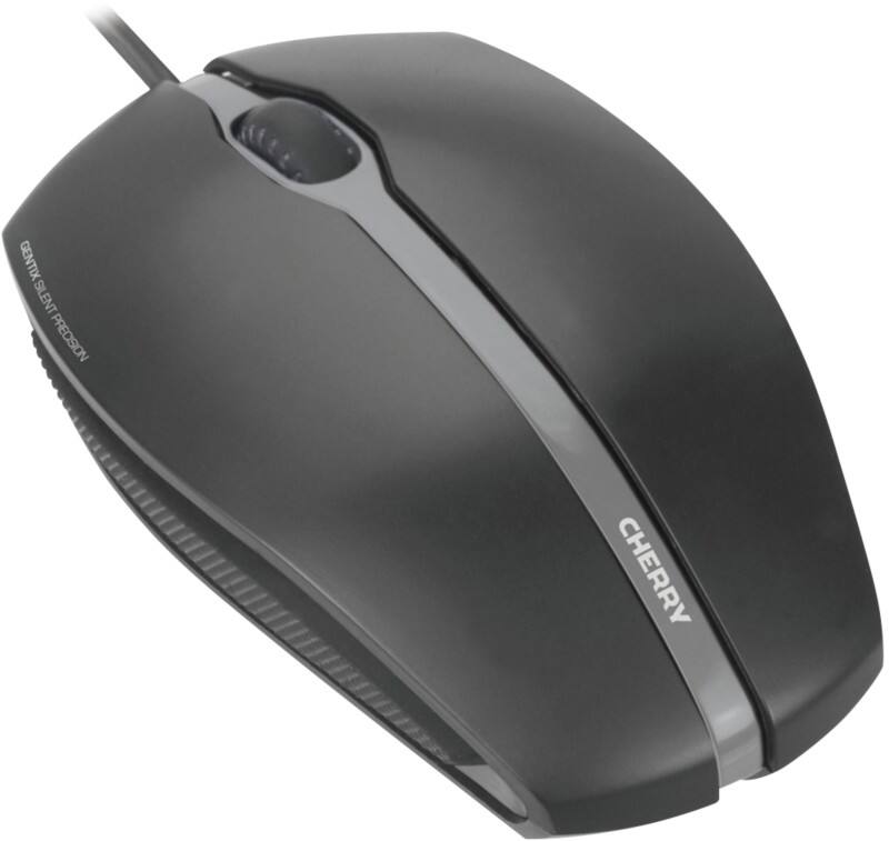 CHERRY Gentix Gentix Silent Mouse Wired Without Bluetooth Black Suitable For Lefthanded People