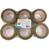 Office Depot Heavy Duty Packaging Tape 48 mm x 100 m Brown Pack of 6