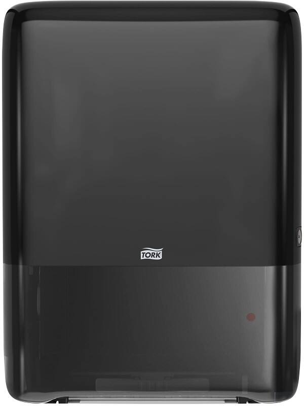 Tork Peakserve 552558 H5 Paper Hand Towel Dispenser Plastic Lockable Manual Black