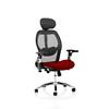 Dynamic Basic Tilt Executive Chair Height Adjustable Arms Sanderson II With Headrest High Back