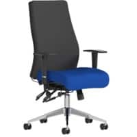 dynamic Onyx Ergo Posture Chair Permanent Contact Fabric Height-Adjustable Armrest Black, Blue 135 kg Onyx 610 x 670 x 1,210 mm