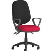 dynamic Eclipse III Operator Chair Permanent Contact Fabric Fixed Armrest Black 120 kg Eclipse Plus III 600 x 600 x 970 mm