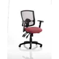 dynamic Portland Operator Chair Basic Tilt Mesh Fabric Height-Adjustable Armrest Black, Red 125 kg Portland III 650 x 650 x 990 mm