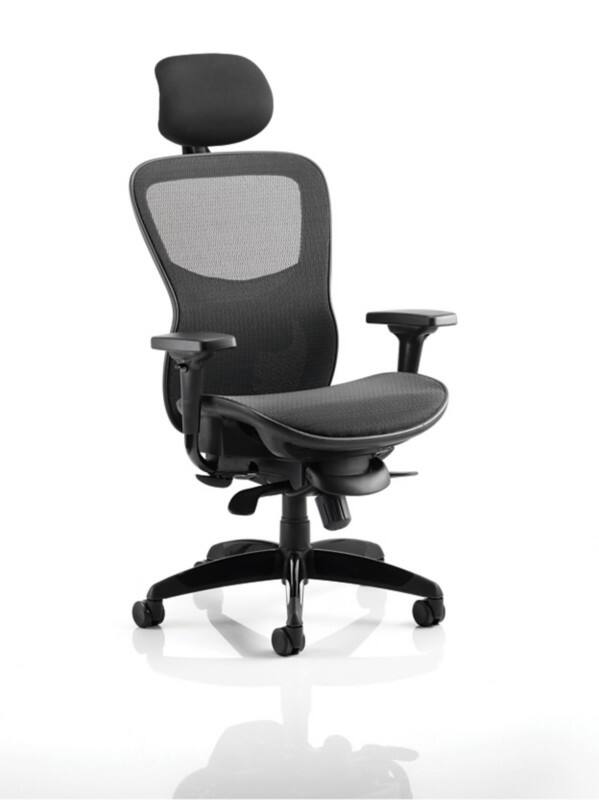 dynamic SGreenth Posture Chair Synchro Tilt Mesh Optional Armrest Black 135 kg Stealth Shadow II 780 x 680 x 1,330 mm
