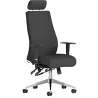 dynamic Onyx Ergo Posture Chair Basic Tilt Fabric Height-Adjustable Armrest Black 135 kg Onyx 610 x 670 x 1,400 mm