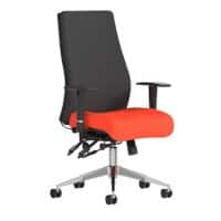 dynamic Onyx Ergo Posture Chair Permanent Contact Fabric Height-Adjustable Armrest Black, Red 135 kg Onyx 610 x 670 x 1,210 mm