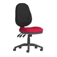 Dynamic Independent Seat & Back Task Operator Chair Without Arms Eclipse Plus XL III Black Back, Bergamot Cherry Seat Without Headrest High Back