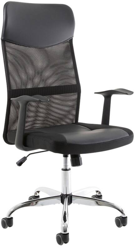 dynamic Vegalite Executive Chair Basic Tilt Mesh Fabric Fixed Armrest Black 110 kg Vegalite 610 x 620 x 1,130 mm