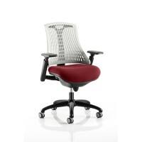 dynamic Flex Operator Chair Synchro Tilt Fabric Height-Adjustable Armrest Red 110 kg Flex 690 x 680 x 945 mm
