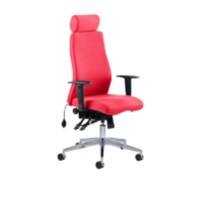 Dynamic Independent Seat & Back Posture Chair Bergamot Cherry Fabric Height Adjustable Arms Onyx With Headrest High Back