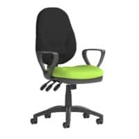 dynamic Eclipse XL III Operator Chair Permanent Contact Fabric Fixed Armrest Green 120 kg Eclipse Plus XL 670 x 670 x 1,000 mm