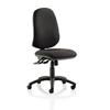 Dynamic Independent Seat & Back Task Operator Chair With Black Fabric Without Arms Eclipse Plus XL Without Headrest High Back