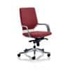 Dynamic Knee Tilt Visitor Chair Fixed Arms Xenon Ginseng Chilli Seat Without Headrest Medium Back