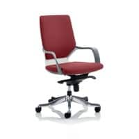 Dynamic Knee Tilt Visitor Chair Fixed Arms Xenon Ginseng Chilli Seat Without Headrest Medium Back