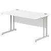 Dynamic Straight Desk Impulse I000306 White 1400 mm (W) x 800 mm (D) x 730 mm (H)