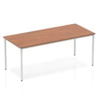 dynamic Impulse Conference Table Rectangular Walnut 4 Metal legs 1,800 (W) x 800 (D) x 740 (H) mm MFC (Melamine Faced Chipboard)