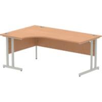 dynamic Impulse Left Hand Desk Freeform Oak Cantilever 1,800 (W) x 1,200 (D) x 730 (H) mm MFC (Melamine Faced Chipboard)