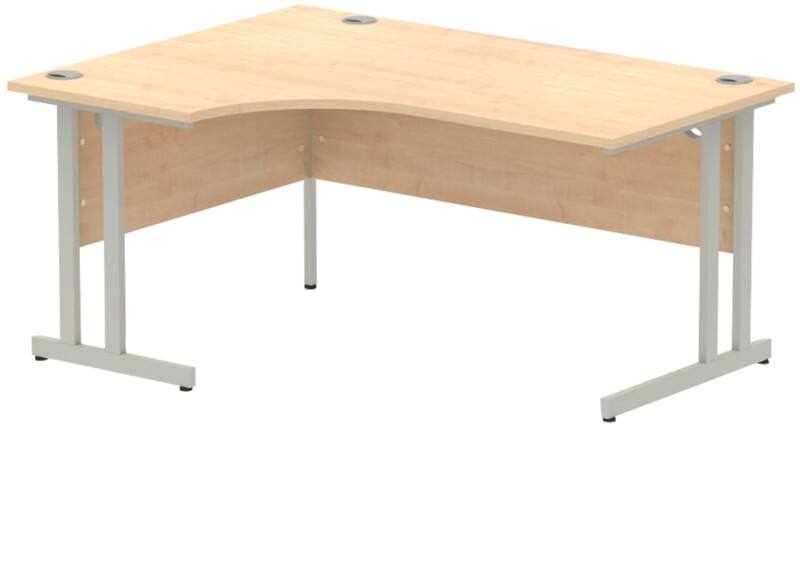 dynamic Impulse Left Hand Desk Corner Maple Cantilever 1,600 (W) x 1,200 (D) x 730 (H) mm MFC (Melamine Faced Chipboard)