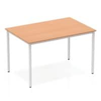 dynamic Impulse Conference Table Rectangular Oak 4 Metal legs 1,200 (W) x 800 (D) x 740 (H) mm MFC (Melamine Faced Chipboard)