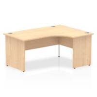 dynamic Impulse Right Hand Desk Corner Maple Base panel 1,600 (W) x 1,200 (D) x 730 (H) mm MFC (Melamine Faced Chipboard)