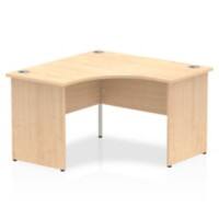 dynamic Impulse Corner Desk Corner Maple Base panel 1,200 (W) x 1,200 (D) x 730 (H) mm MFC (Melamine Faced Chipboard)