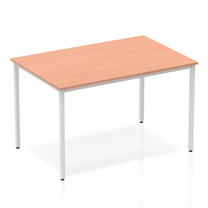 dynamic Impulse Conference Table Rectangular Beech 4 Metal legs 1,200 (W) x 800 (D) x 740 (H) mm MFC (Melamine Faced Chipboard)