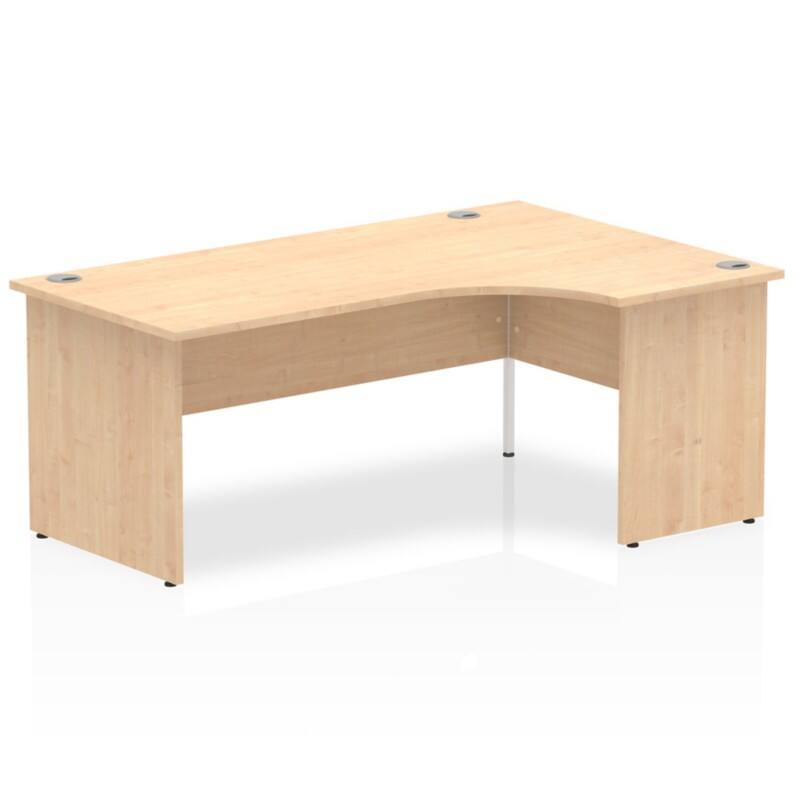 dynamic Impulse Right Hand Desk Corner Maple Base panel 1,800 (W) x 1,200 (D) x 730 (H) mm MFC (Melamine Faced Chipboard)