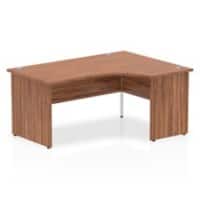 dynamic Impulse Right Hand Desk Freeform Walnut Base panel 1,600 (W) x 1,200 (D) x 730 (H) mm MFC (Melamine Faced Chipboard)