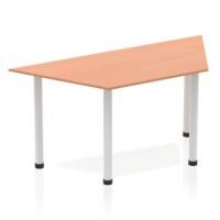 dynamic Impulse Conference Table Trapezoidal Beech 4 Metal legs 1,600 (W) x 800 (D) x 740 (H) mm MFC (Melamine Faced Chipboard)
