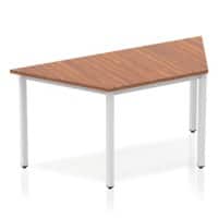 dynamic Impulse Conference Table Trapezoidal Walnut 4 Metal legs 1,600 (W) x 800 (D) x 740 (H) mm MFC (Melamine Faced Chipboard)
