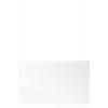 Franken Ceiling Suspension Hanging Sneeze Protective Screen 1500 x 1000mm Acrylic, Glass Clear