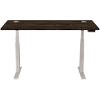 Fellowes Cambio Electronically Height Adjustable Sit Stand Desk Rectangular Walnut Melamine Faced Chipboard, Powder Coated Steel, PVC 1,400 x 800 x 645 mm