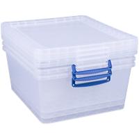 Really Useful Box Plastic Storage Organiser 0.14 Litre Pack of 16