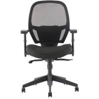 dynamic Denver Operator Chair Synchro Tilt Mesh Fabric Height-Adjustable Armrest Black 120 kg Denver 660 x 660 x 1,035 mm