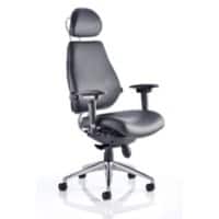 dynamic Stevia Posture Chair Synchro Tilt Bonded leather Optional Armrest Black 150 kg Chiro Plus Ultimate 710 x 690 x 1,220 mm