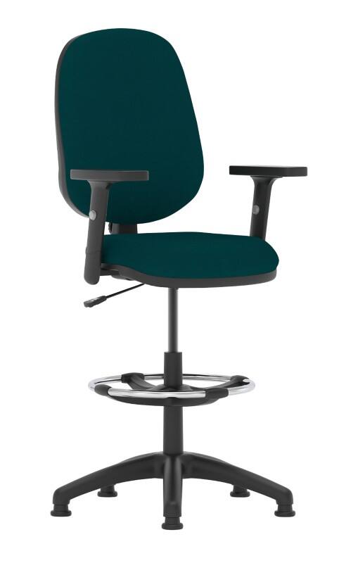 dynamic Eclipse I Operator Chair Permanent Contact Height-Adjustable Armrest Green 120 kg Eclipse I 600 x 600 x 1,010 mm