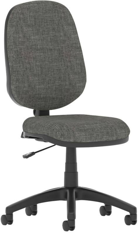 Dynamic Permanent Contact Backrest Task Operator Chair Without Arms Eclipse Plus I Charcoal Seat High Back